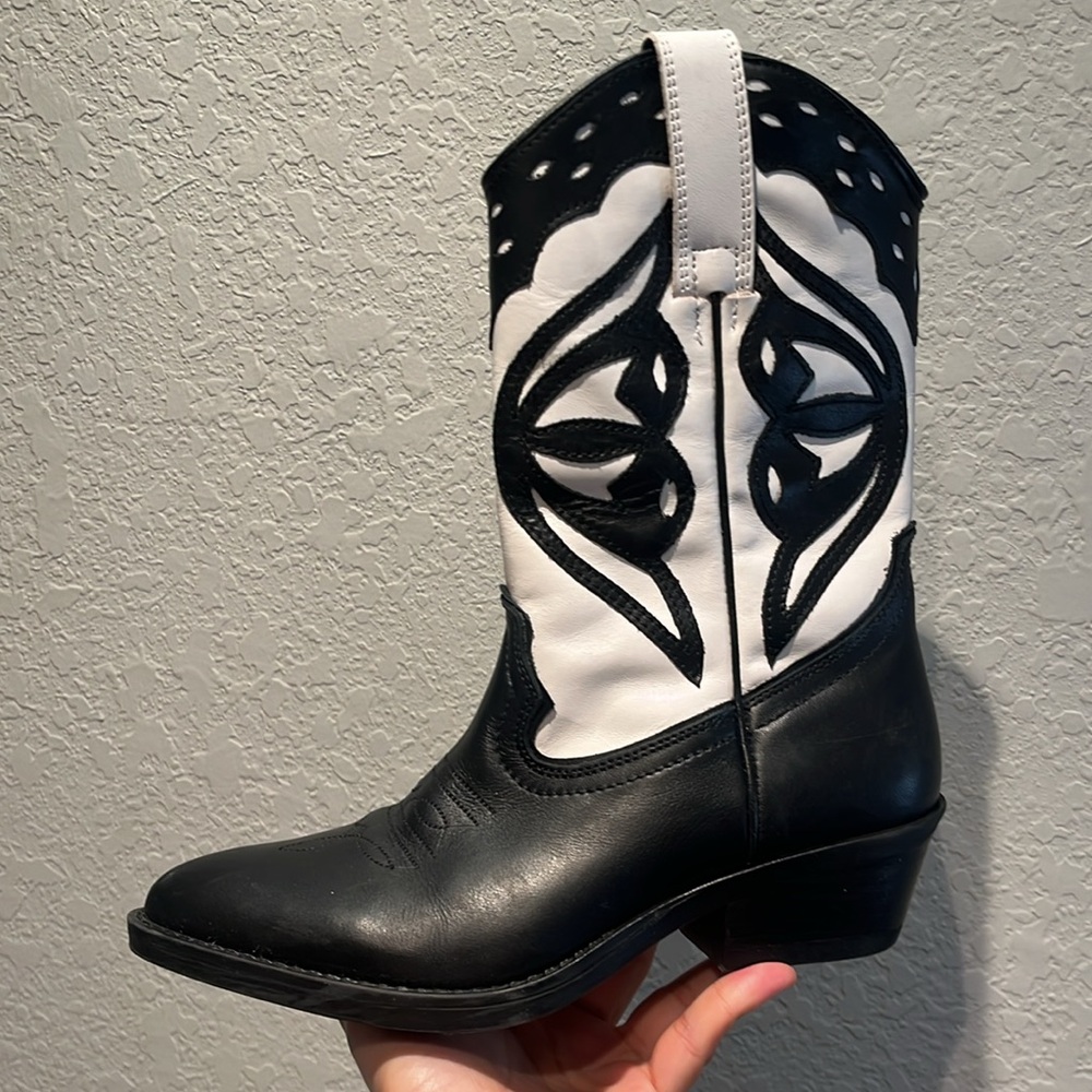 STEVE MADDEN Laredo Western Cowboy Boots Festival Coachella Burning Man Outfit - Picture 9 of 12